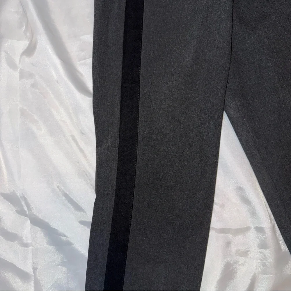 Banana Republic Women’s‎ Corporate Business Pants Dark Gray/Black Stripe